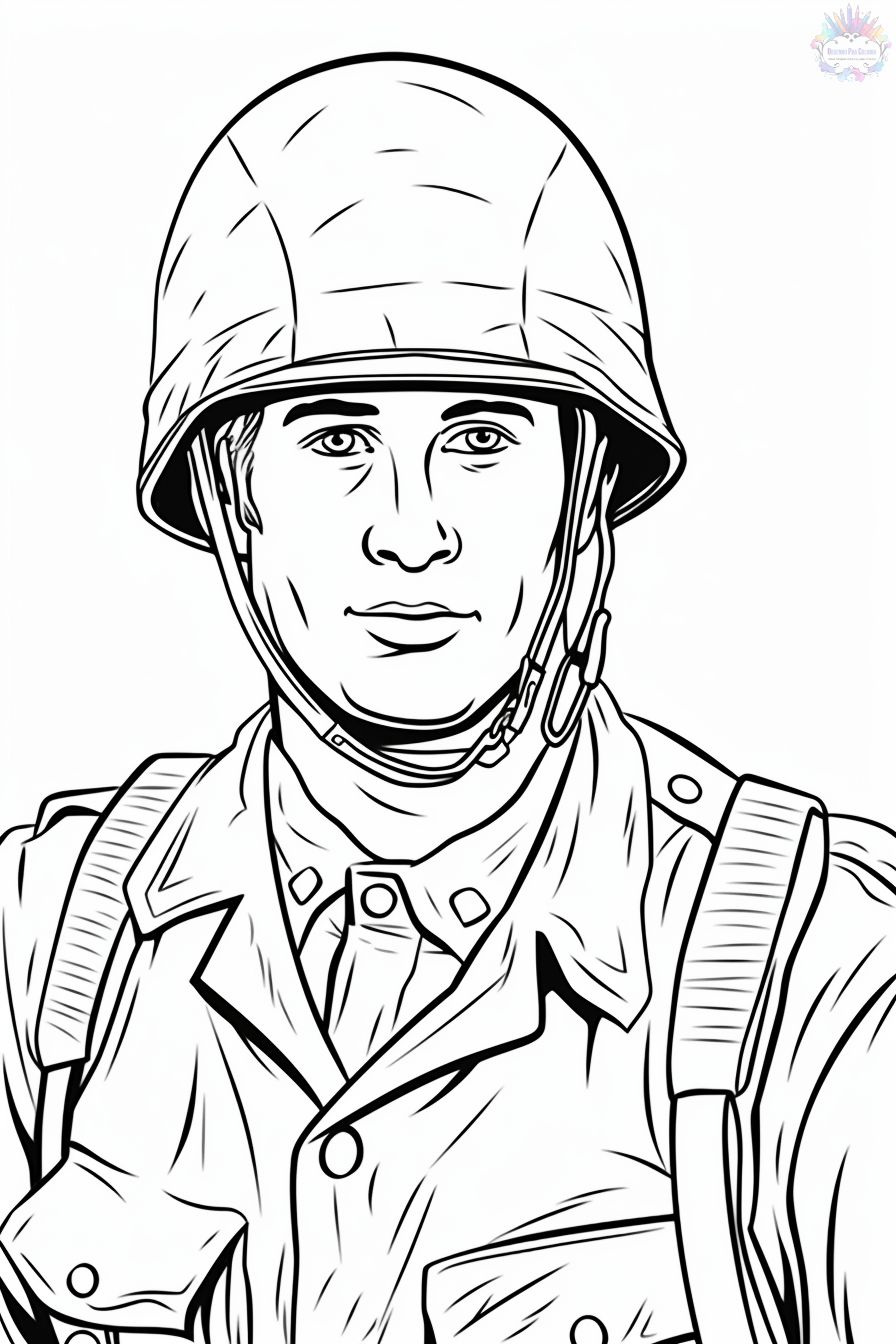 Dibujos De Soldado Para Colorear