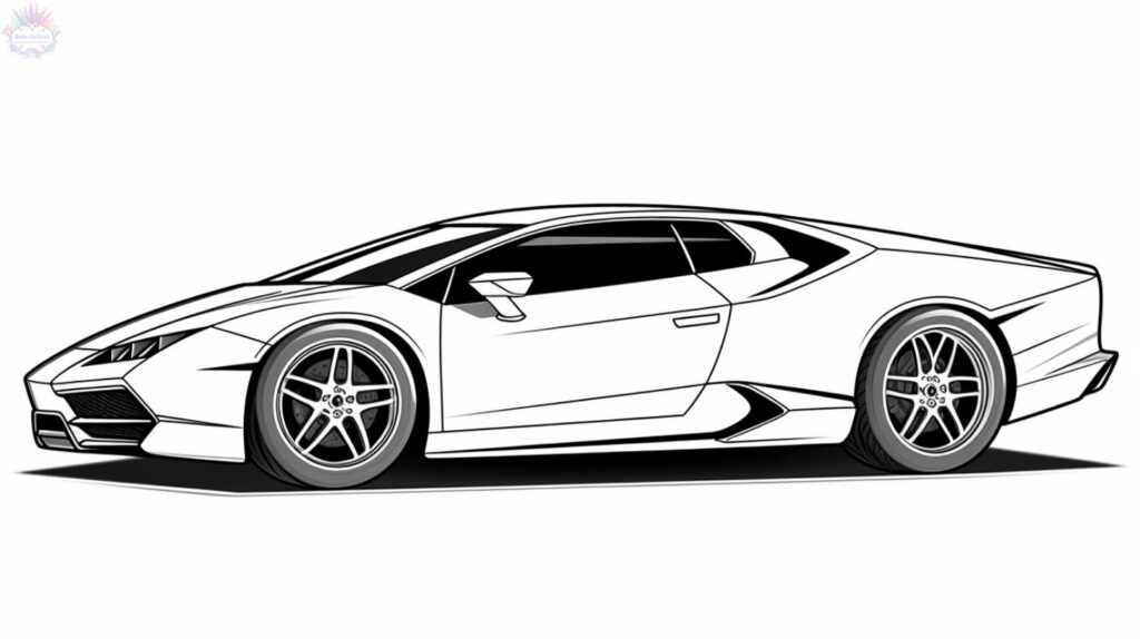 Automóvil Para Colorear Lamborghini