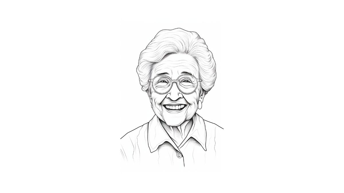 dibujos de abuela y abuelo para colorear