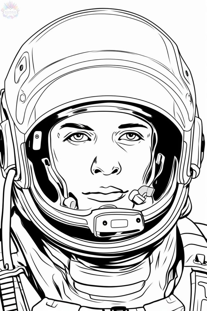Dibujos de Astronauta Para Colorear