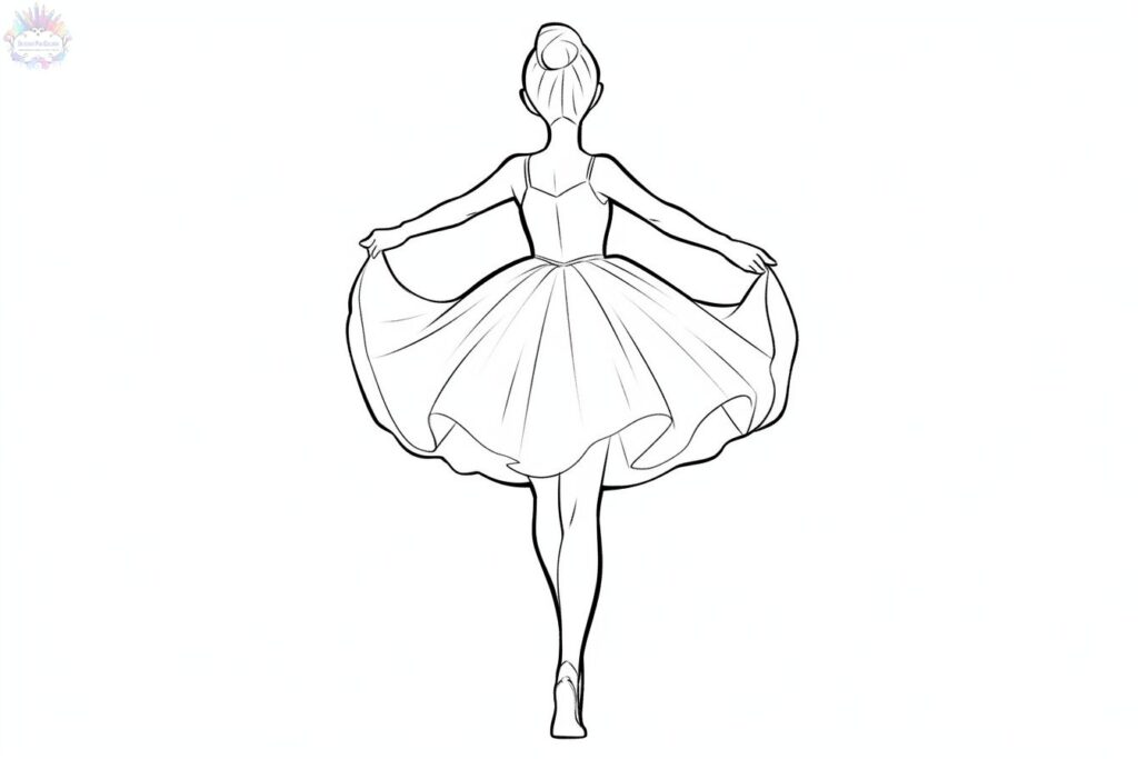 Dibujos de Bailarina Para Colorear
