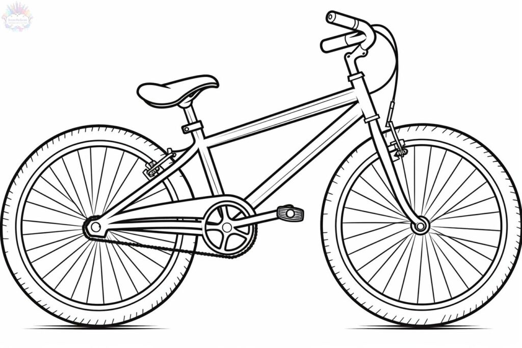 Dibujos de Bicicleta Para Colorear