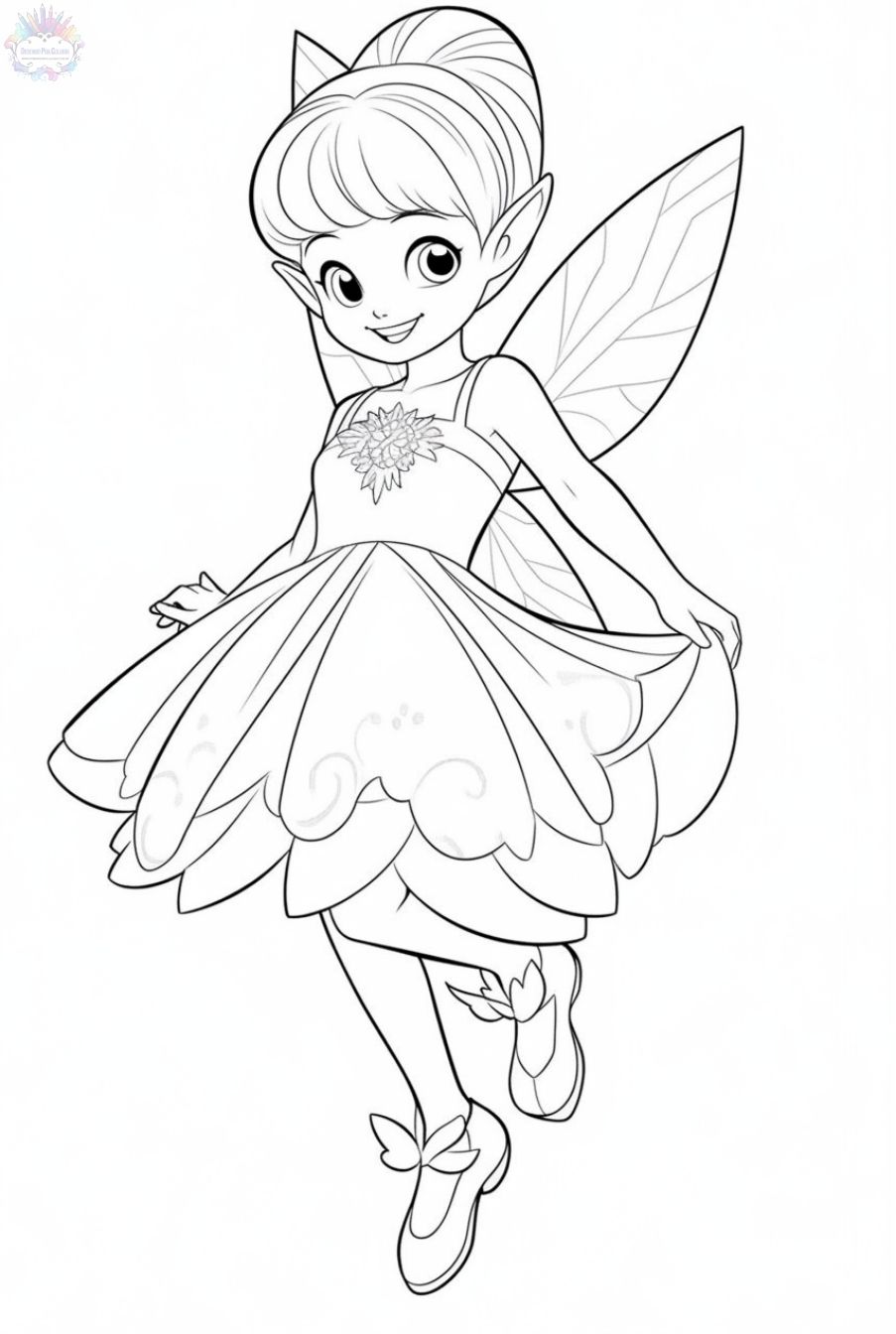 Hadas Para Colorear - Hermosos Dibujos para Pintar hadas-para-colorear-hermosos-dibujos-para-pintar