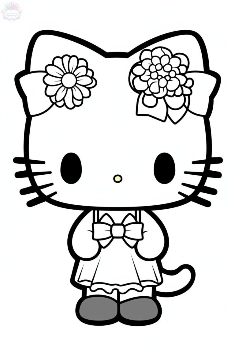Dibujos De Hello Kitty Para Colorear Dibujos De Hello Kitty Para Colorear