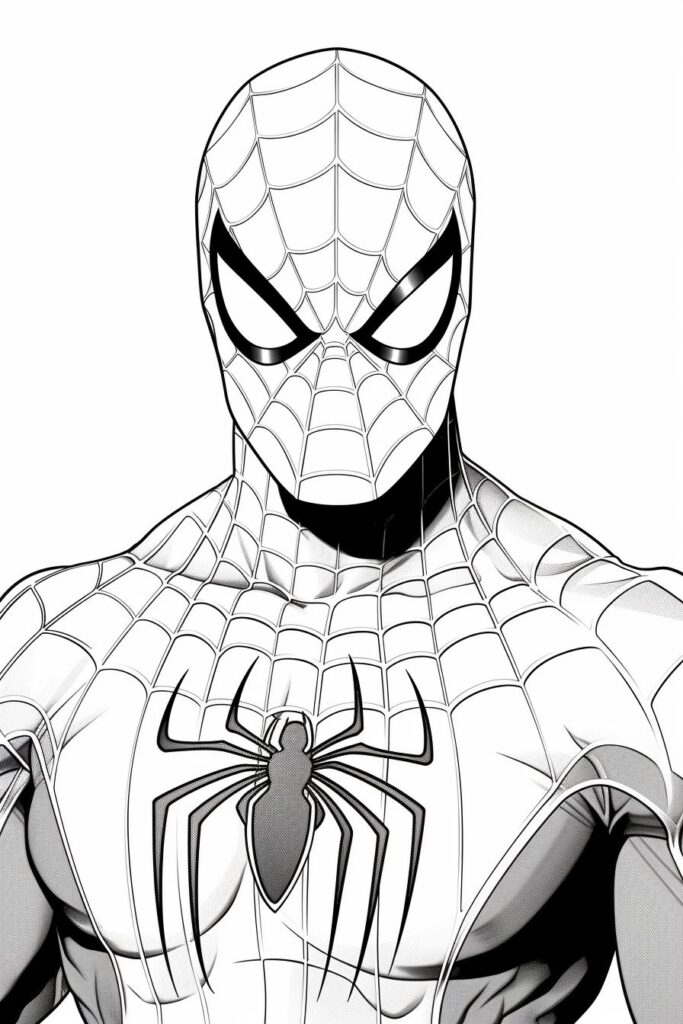 Dibujos de Hombre Araña Para Colorear