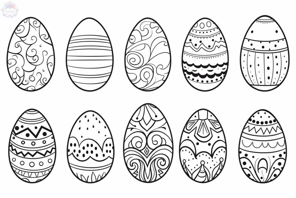 Huevos Para Colorear