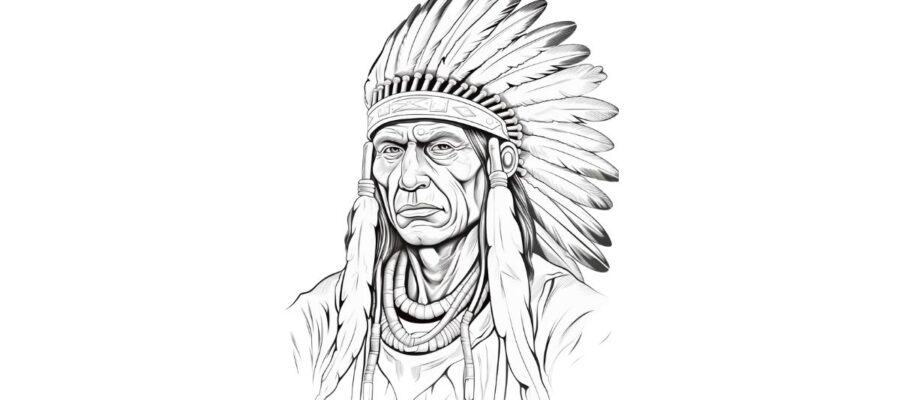 Dibujos de Indios Para Colorear dibujos-de-indios-para-colorear