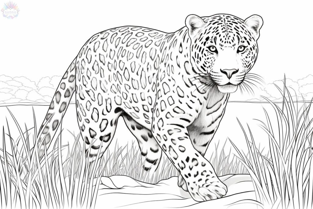 Jaguar Para Colorear