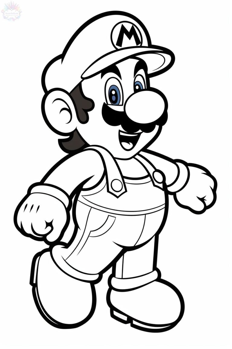 Dibujos De Mario Bros Para Colorear