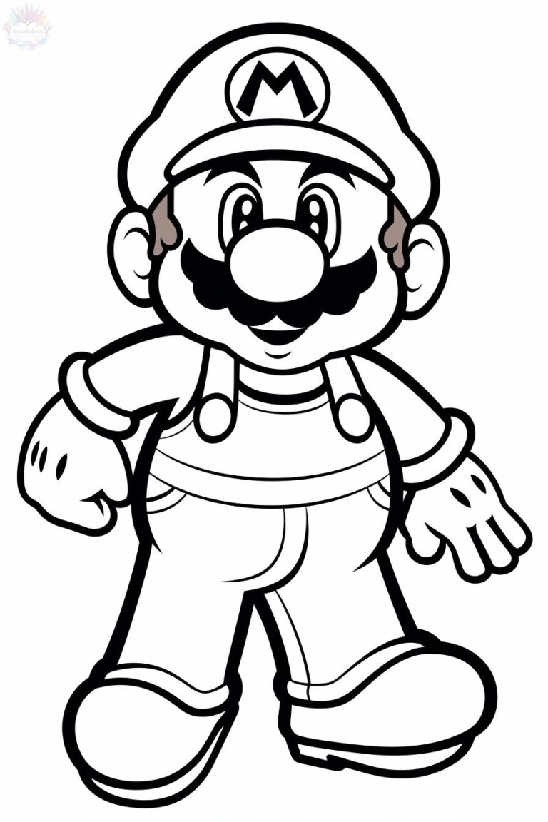 Dibujos De Mario Bros Para Colorear