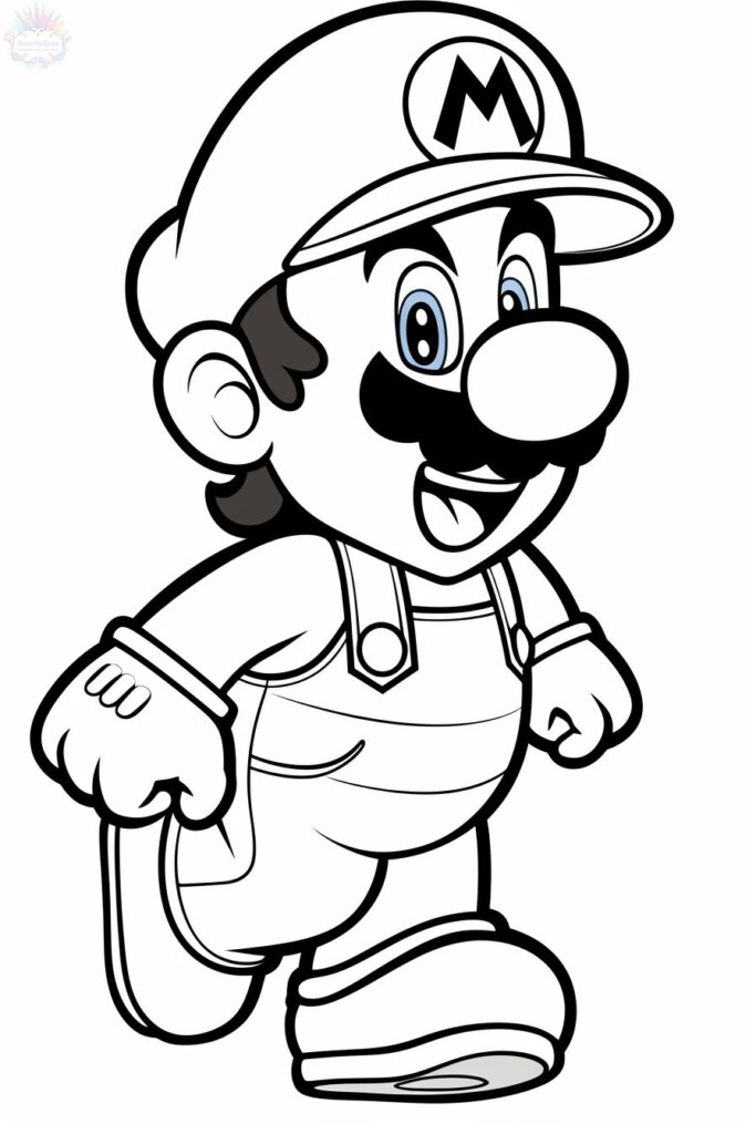 Dibujos de Mario Bros Para Colorear