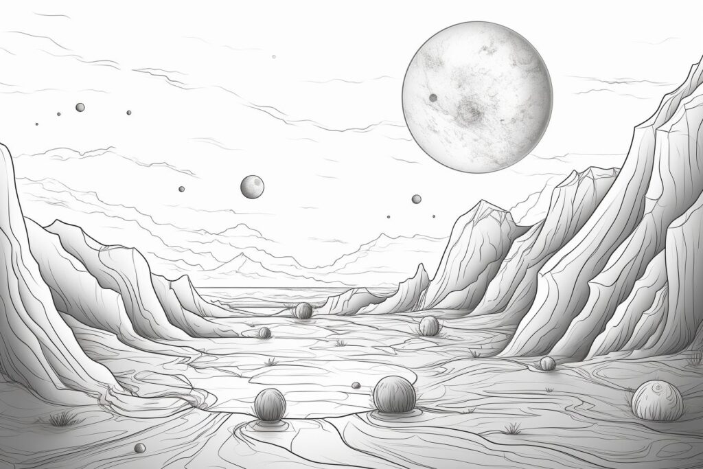 Dibujos de Planetas Para Colorear