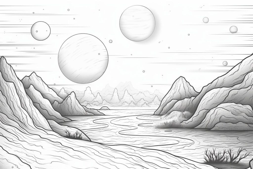 Dibujos de Planetas Para Colorear