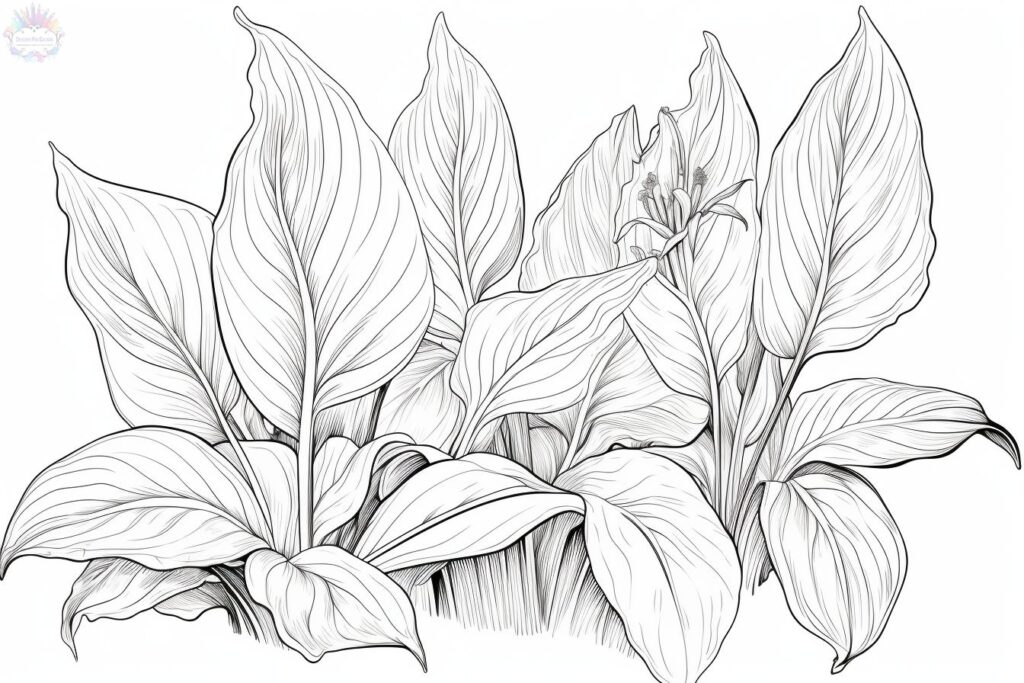 Dibujos de Plantas Para Colorear