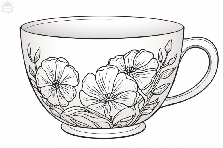 Dibujos De Taza Para Colorear