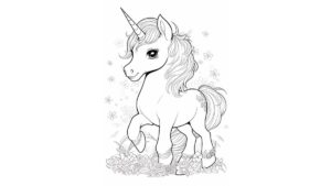 Dibujos de Unicornio Para Colorear