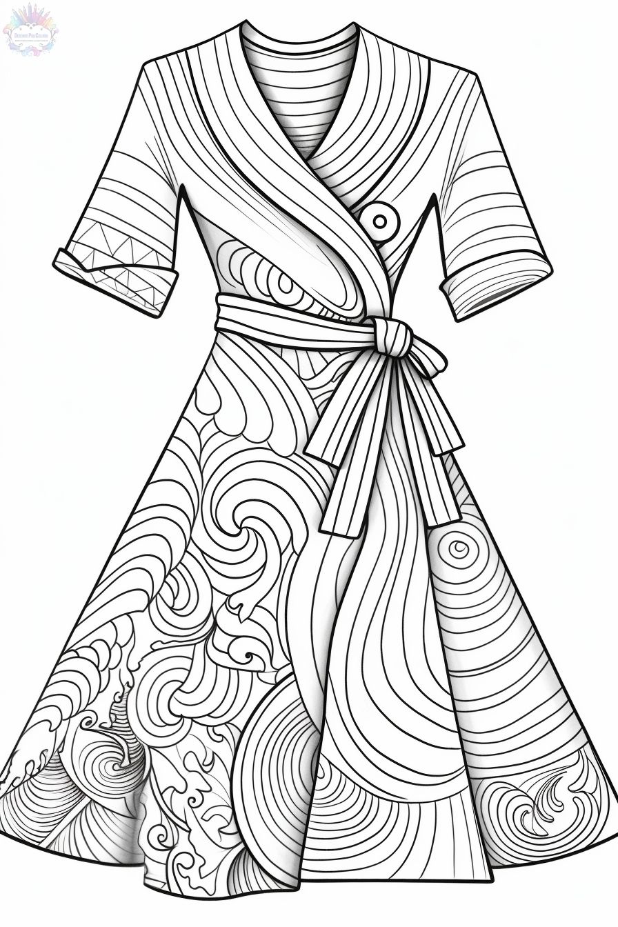 Vestidos Para Colorear vestidos-para-colorear
