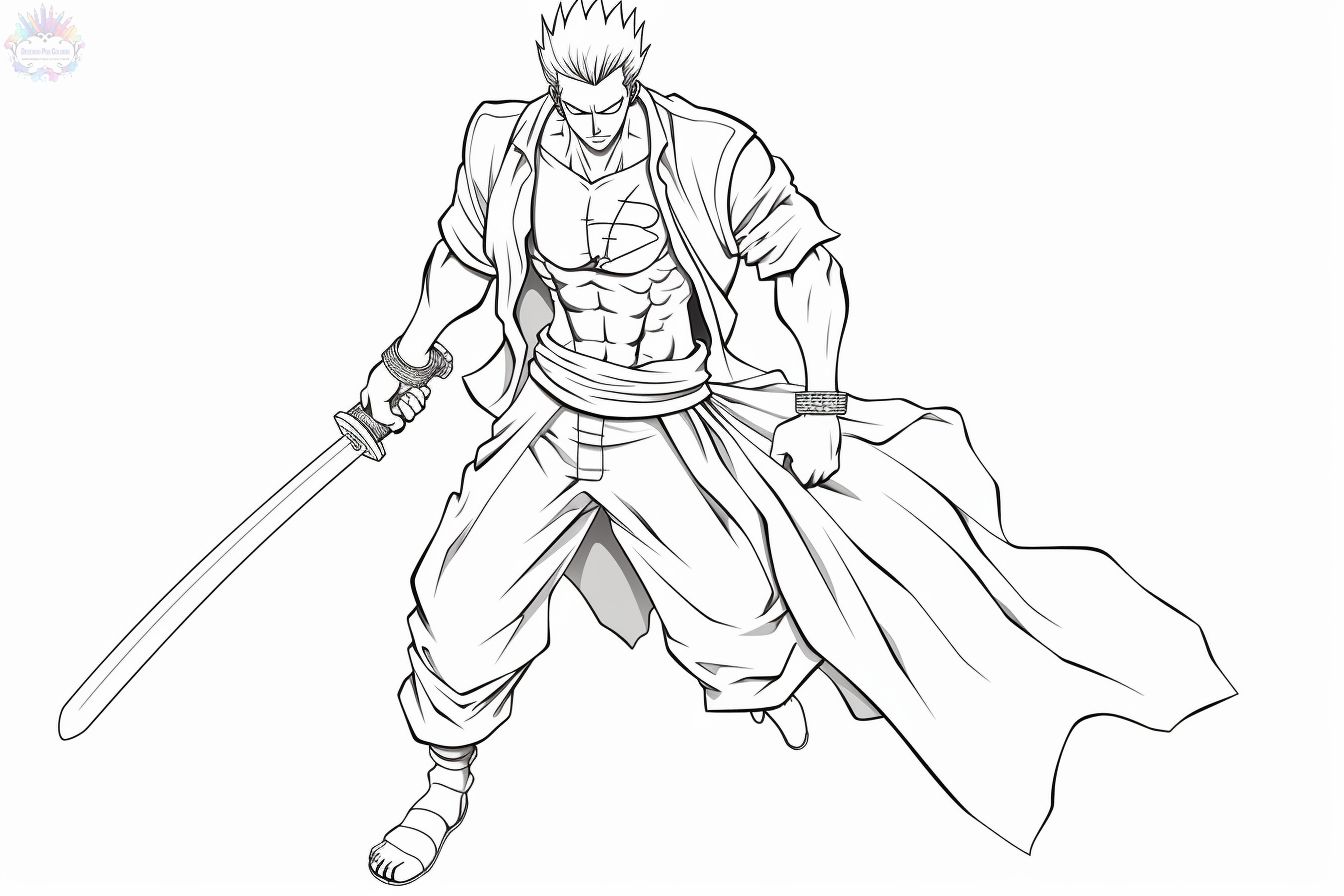 Zoro Para Colorear