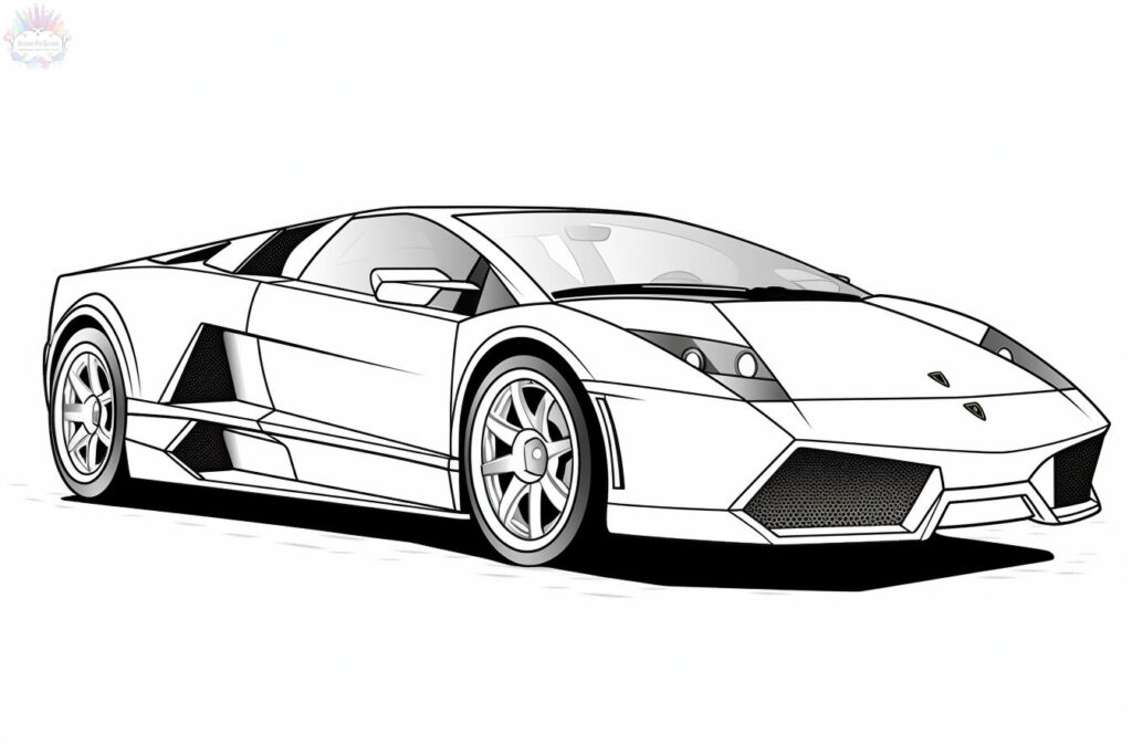 Lamborghini Para Colorear
